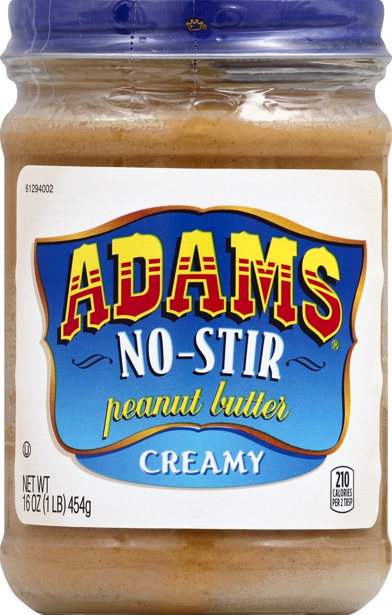 slide 1 of 4, Adams Peanut Butter 16 oz, 16 oz