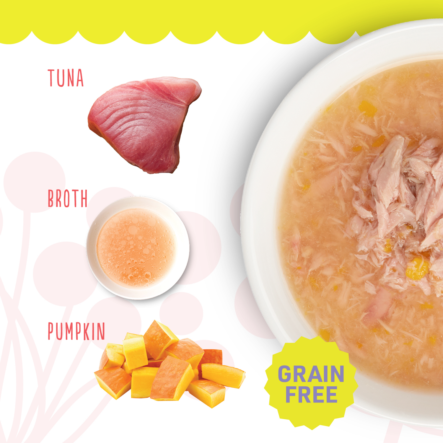 slide 4 of 8, Petite Cuisine Consomme Grain Free Tuna Recipe in Broth Cat Treats 1.3 oz, 1.3 oz
