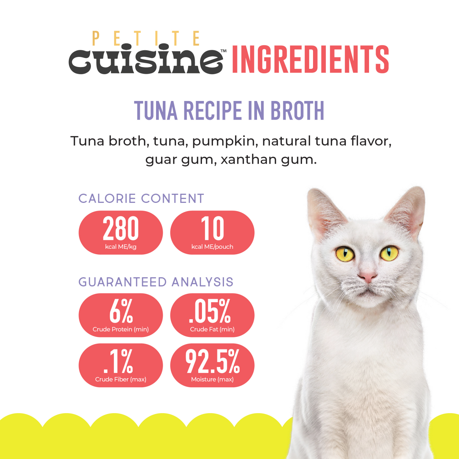 slide 7 of 8, Petite Cuisine Consomme Grain Free Tuna Recipe in Broth Cat Treats 1.3 oz, 1.3 oz