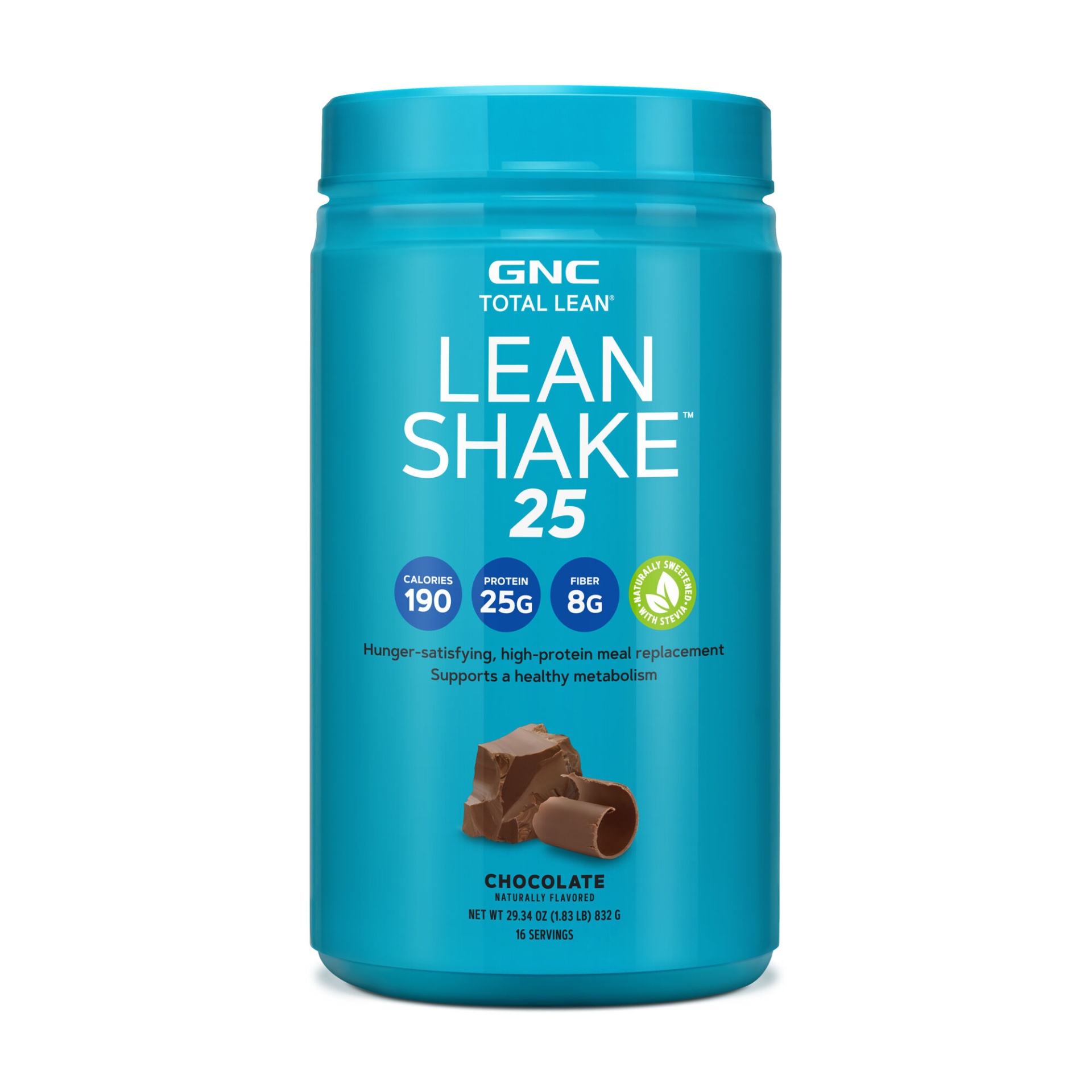 slide 1 of 1, GNC Total Lean Lean Shake 25 - Naturally Flavored Chocolate, 1.83 lb