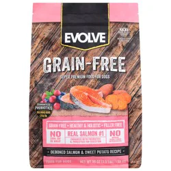 Evolve Grain-Free Deboned Salmon & Sweet Potato Recipe Food for Dogs 56 oz