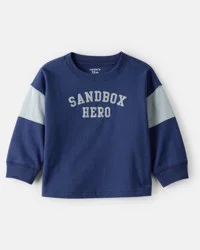Carter's Baby Boy Monster Truck Long-Sleeve Graphic Tee - Navy 24M