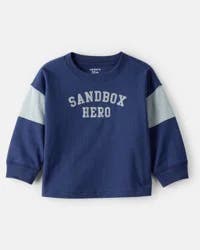 Carter's Baby Boy Monster Truck Long-Sleeve Graphic Tee - Navy 24M