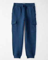 Littleplanet Kid Organic Cotton French Terry Joggers - Dark Sea Blue - Size 7