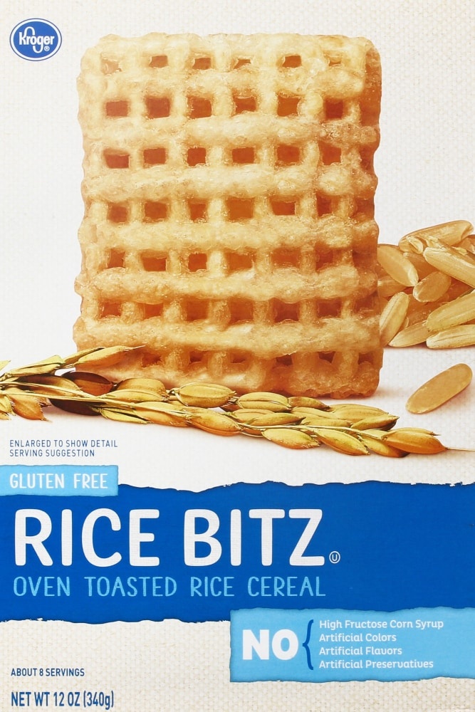 slide 1 of 1, KrogerRice Bitz Cereal, 12 oz