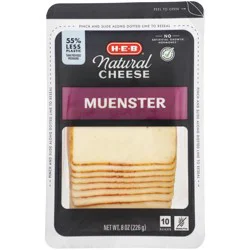 H-E-B Muenster Thin Sliced Cheese