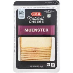 H-E-B Muenster Thin Sliced Cheese