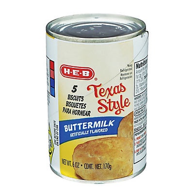 slide 1 of 1, Hill Country Fare Texas Style Buttermilk Biscuits, 5 ct