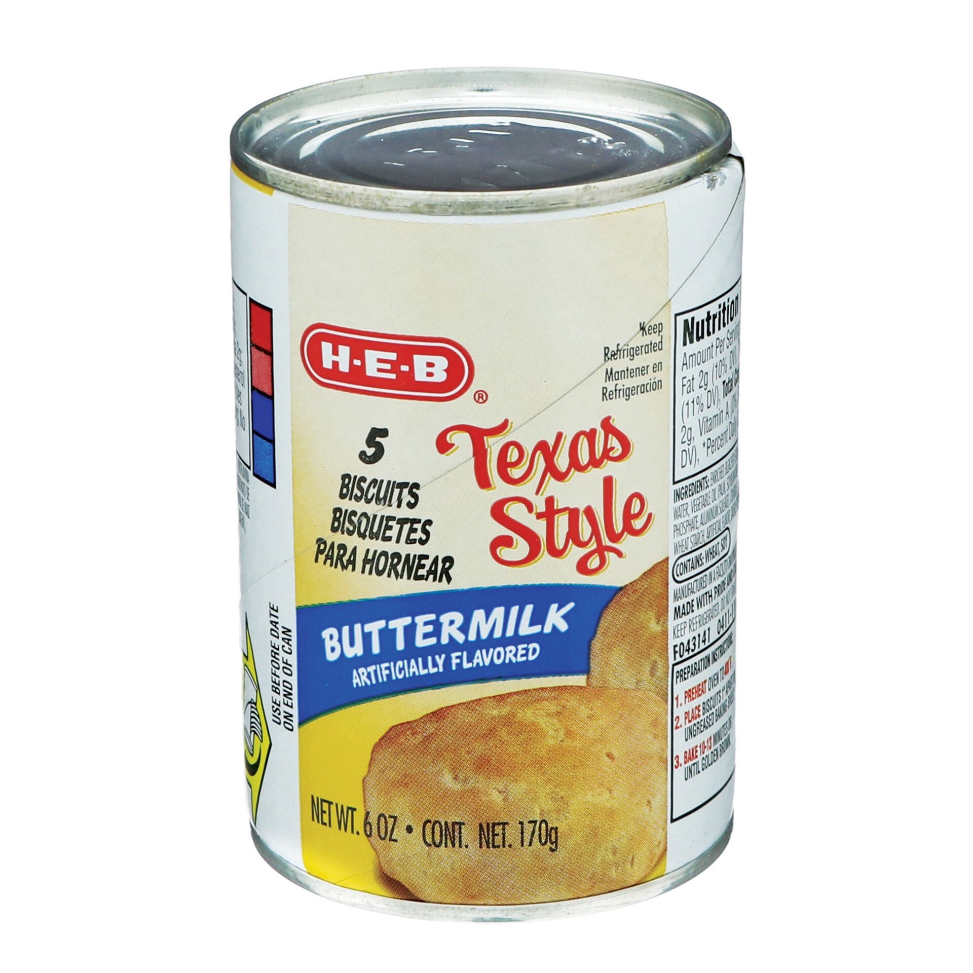 slide 1 of 1, Hill Country Fare Texas Style Buttermilk Biscuits, 5 ct