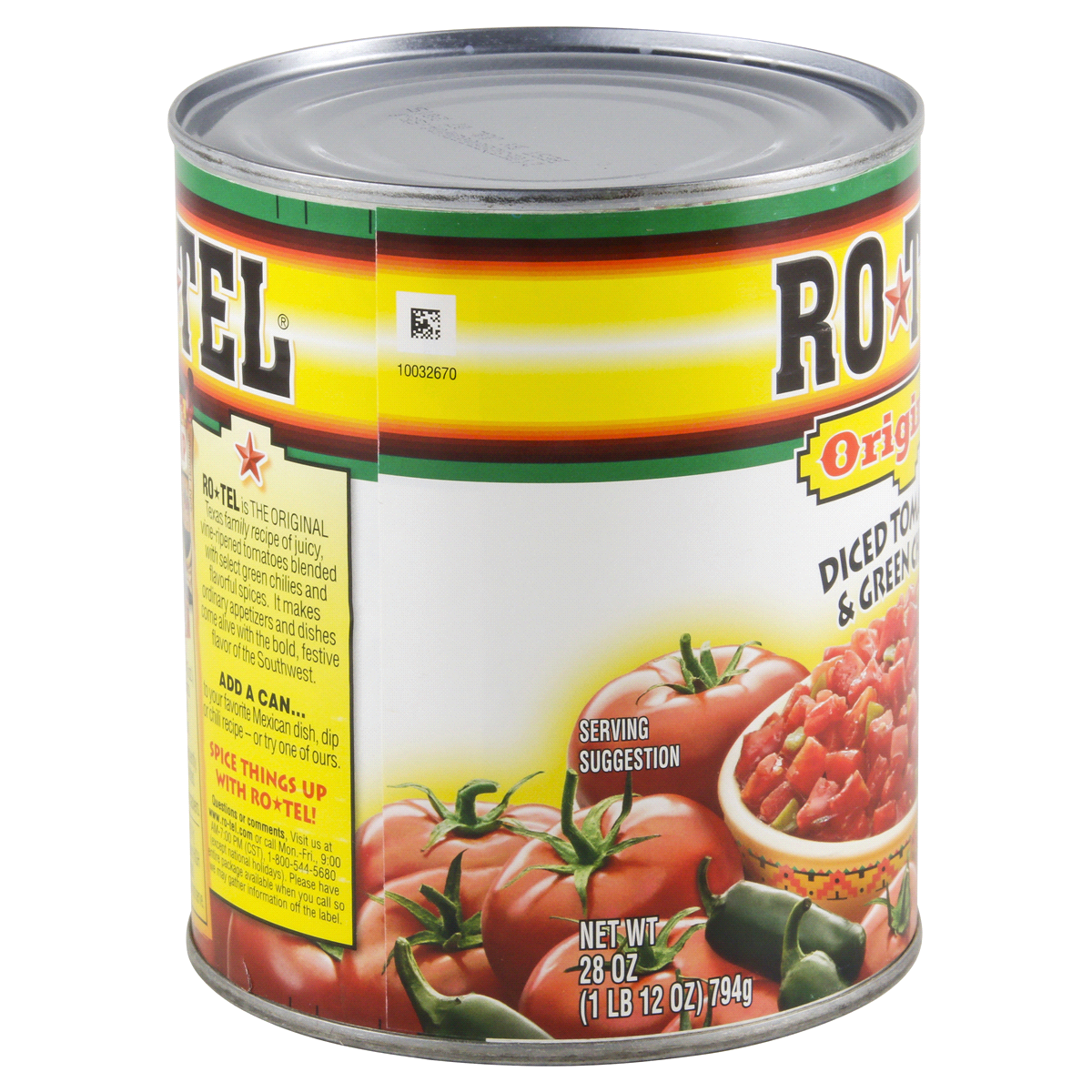 slide 3 of 4, Rotel Original Diced Tomatoes & Green Chilies, 28 oz