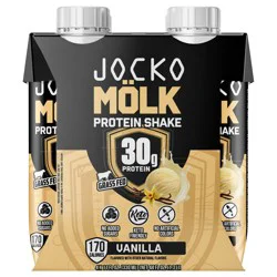 Jocko Mölk Vanilla Protein Shakes 4pk