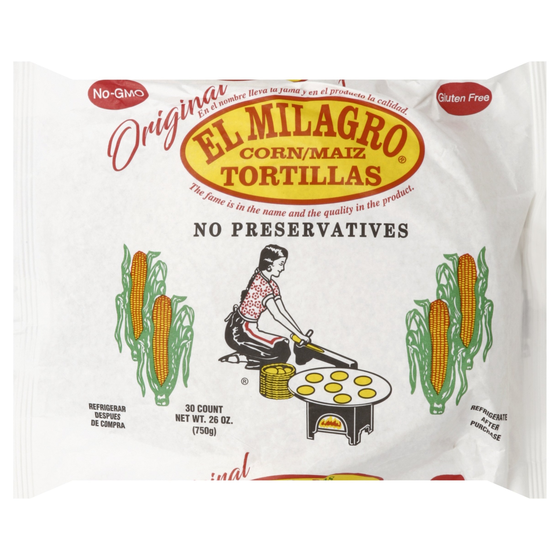 El Milagro Yellow Corn Tortillas 30 ct Shipt