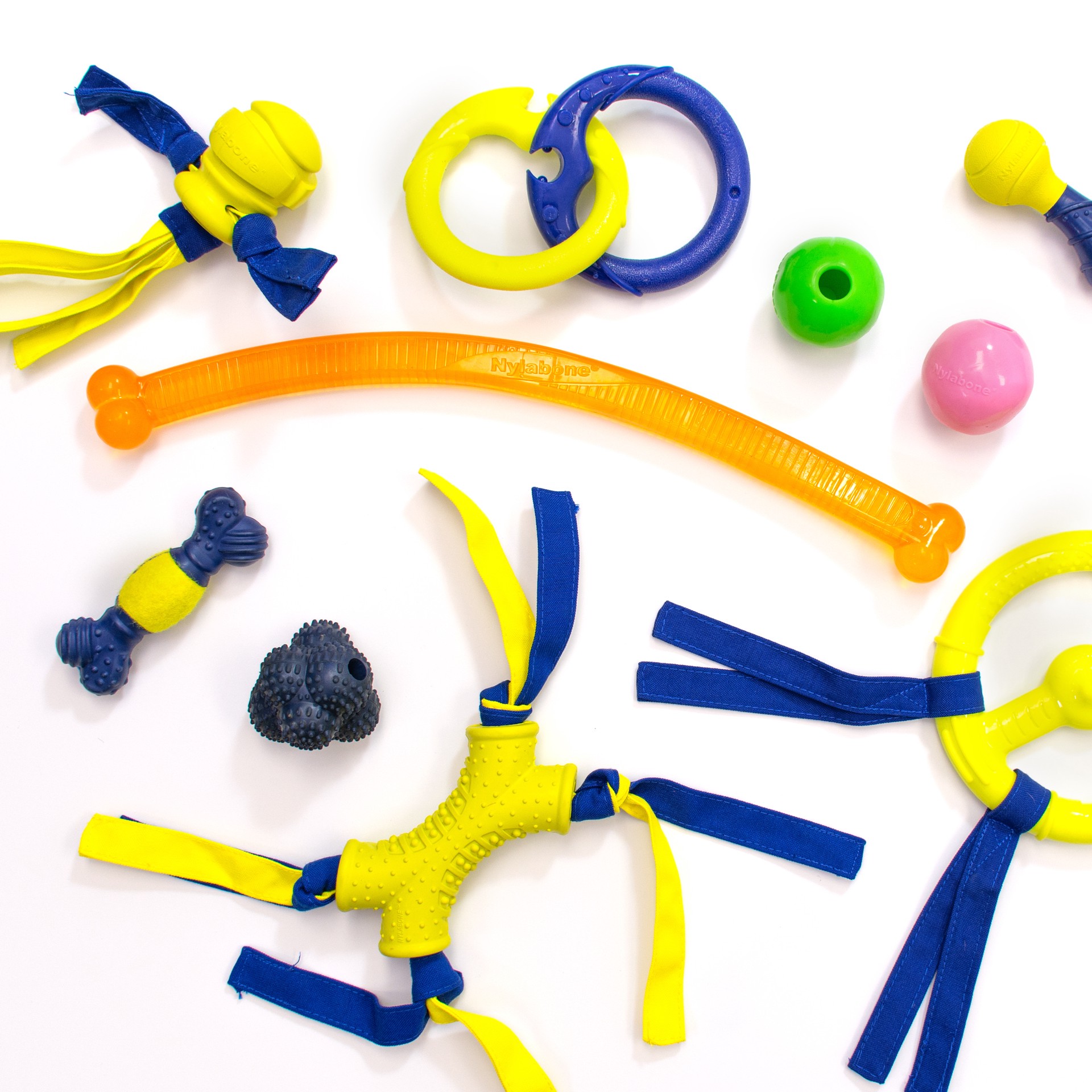 slide 8 of 10, Nylabone Power Play Tennis Play 'n Fetch Interactive Dog Toy, 1 ct