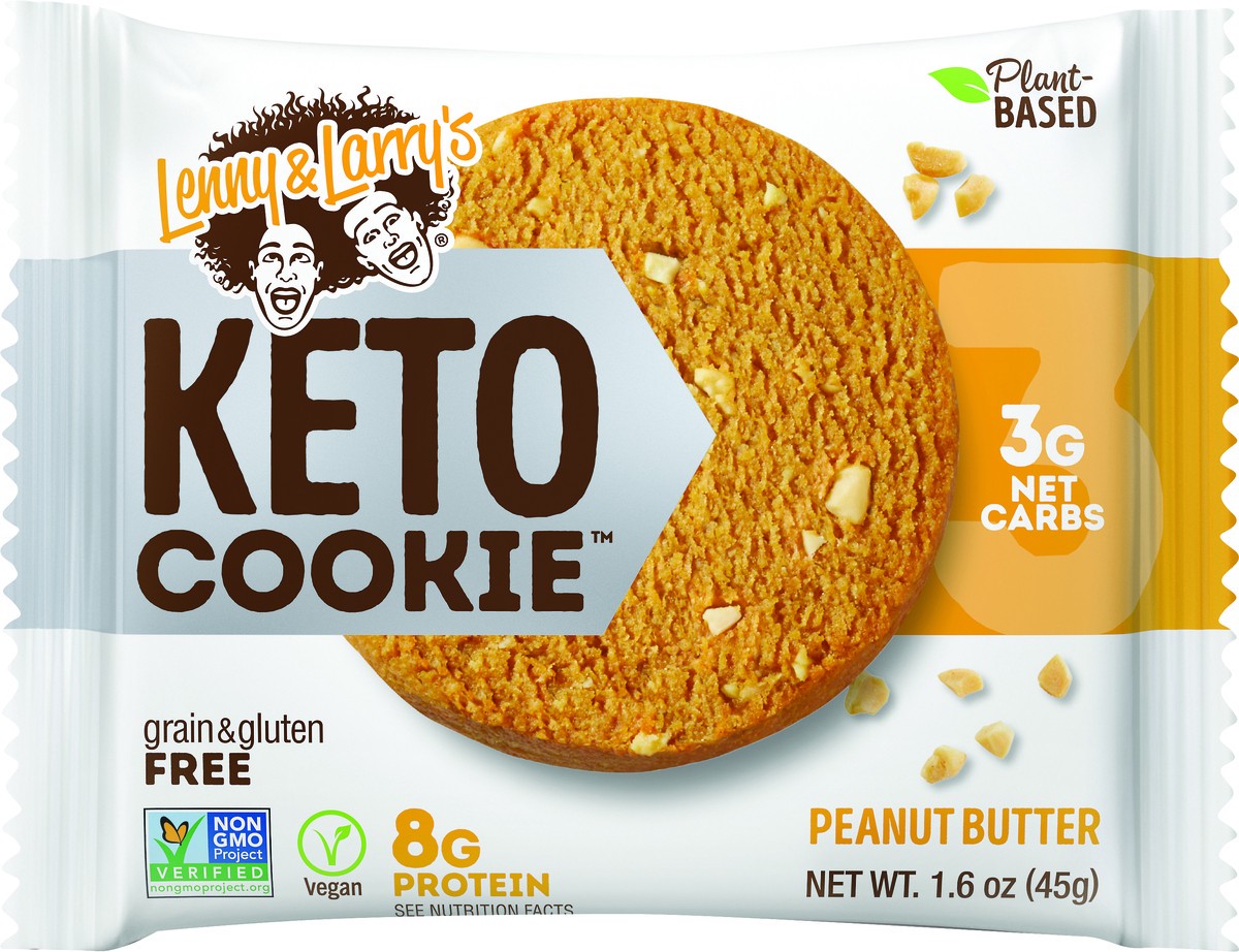 slide 2 of 2, Lenny & Larry's Peanut Butter Keto Cookie 1.6 oz, 1.6 oz