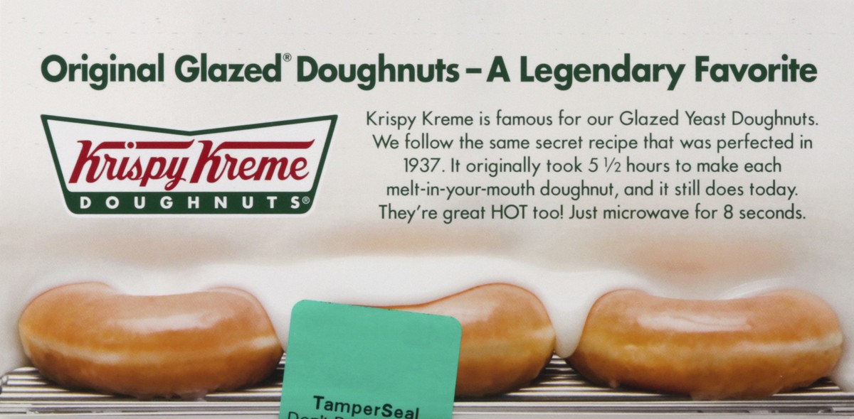 slide 5 of 9, Krispy Kreme 6Ct Original Glazed, 9.05 oz