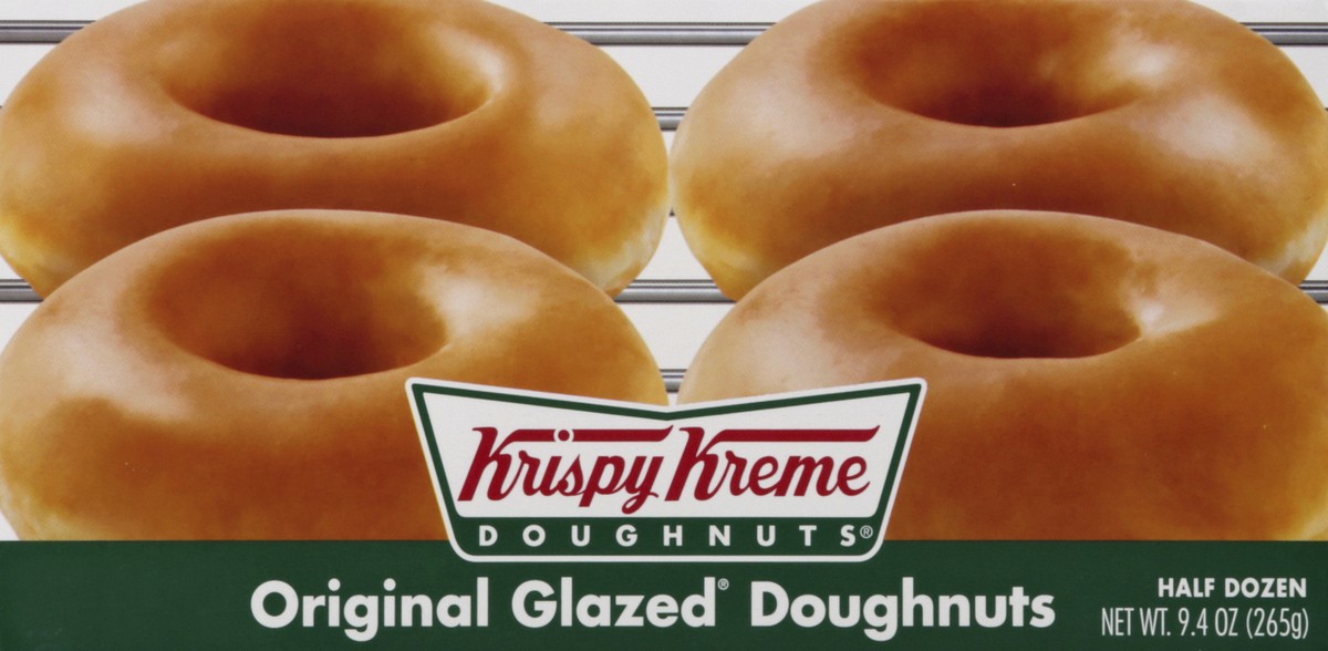 slide 6 of 9, Krispy Kreme 6Ct Original Glazed, 9.05 oz