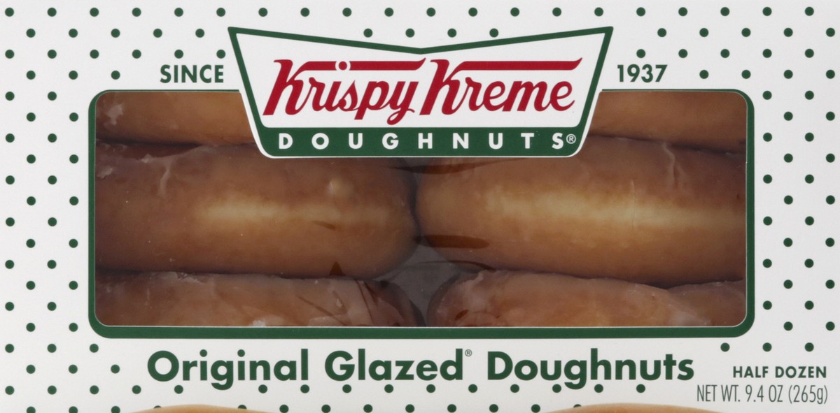 slide 7 of 9, Krispy Kreme 6Ct Original Glazed, 9.05 oz