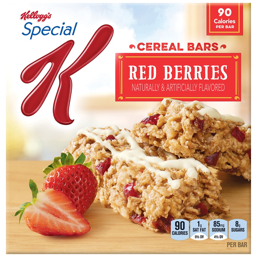 slide 1 of 6, Kellogg's Special K Red Berries Cereal Bars, 6 ct; 0.81 oz