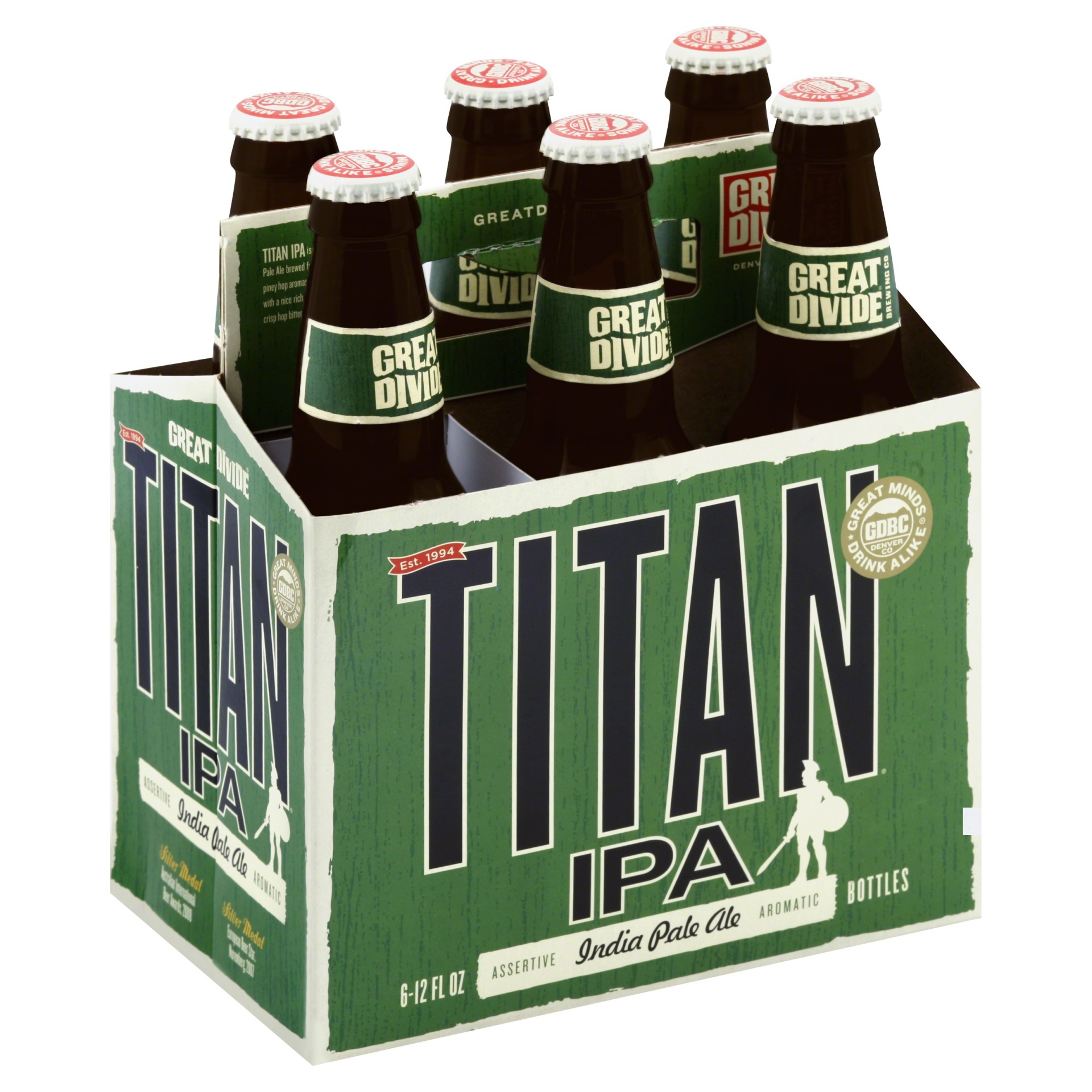 slide 1 of 4, Great Divide Brewing Co. Great Divide Titan Ipa, 6 ct; 12 fl oz