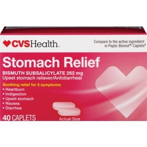 slide 1 of 1, CVS Health Stomach Relief Caplets, 40 ct