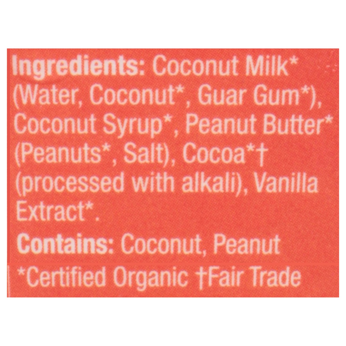 slide 14 of 14, Cosmic Bliss Dairy-Free Organic Chocolate Peanut Butter Frozen Dessert 14 fl oz, 14 fl oz