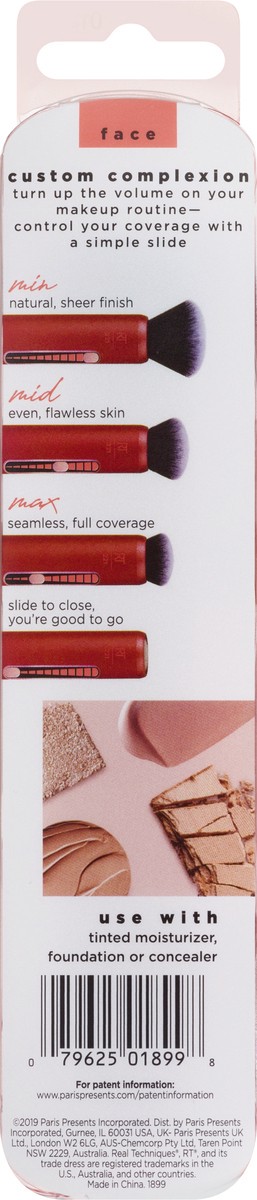 slide 4 of 9, Real Techniques Custom Complexion 3-in-1 Brush 1 ea, 1 ct