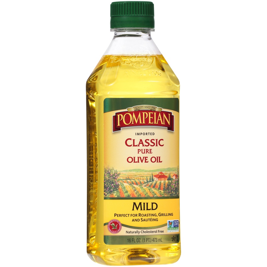 slide 4 of 6, Pompeian 16 oz Pompeian Mild Taste Olive Oil, 16 fl oz