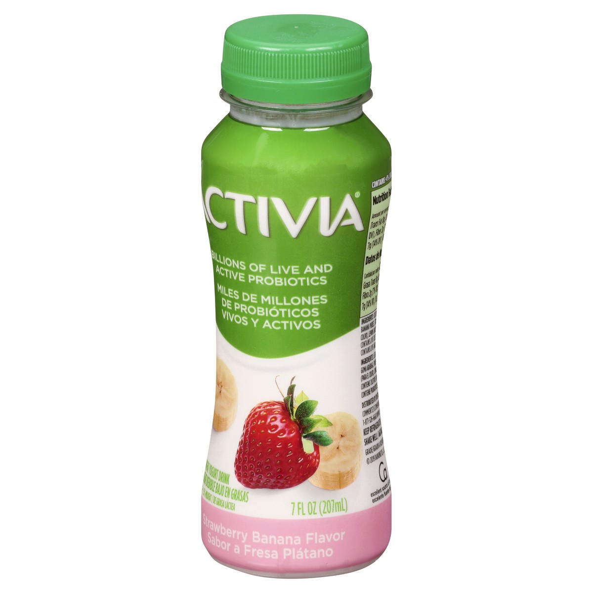 slide 4 of 9, Activia Strawberry Banana Probiotic Lowfat Yogurt Drink, Delicious Probiotic Yogurt Drink to Help Support Gut Health, 7 FL OZ, 7 fl oz