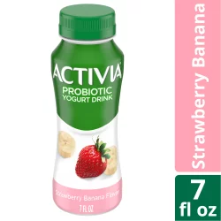 Activia Probiotic Strawberry Banana Dairy Drink