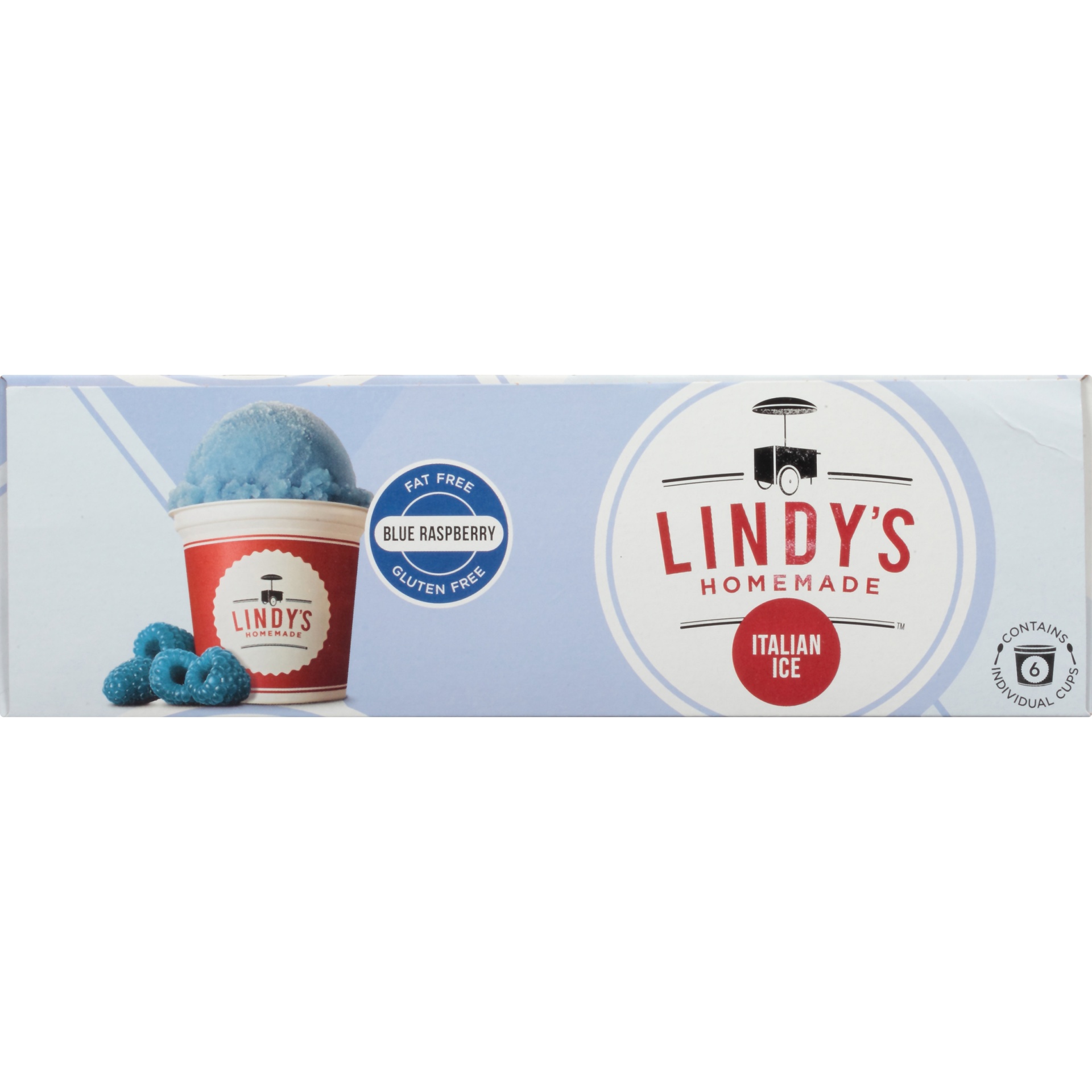 Lindys Homemade Italian Ice Blue Raspberry 6 Ct 6 Ct 6 Fl Oz Shipt 3788