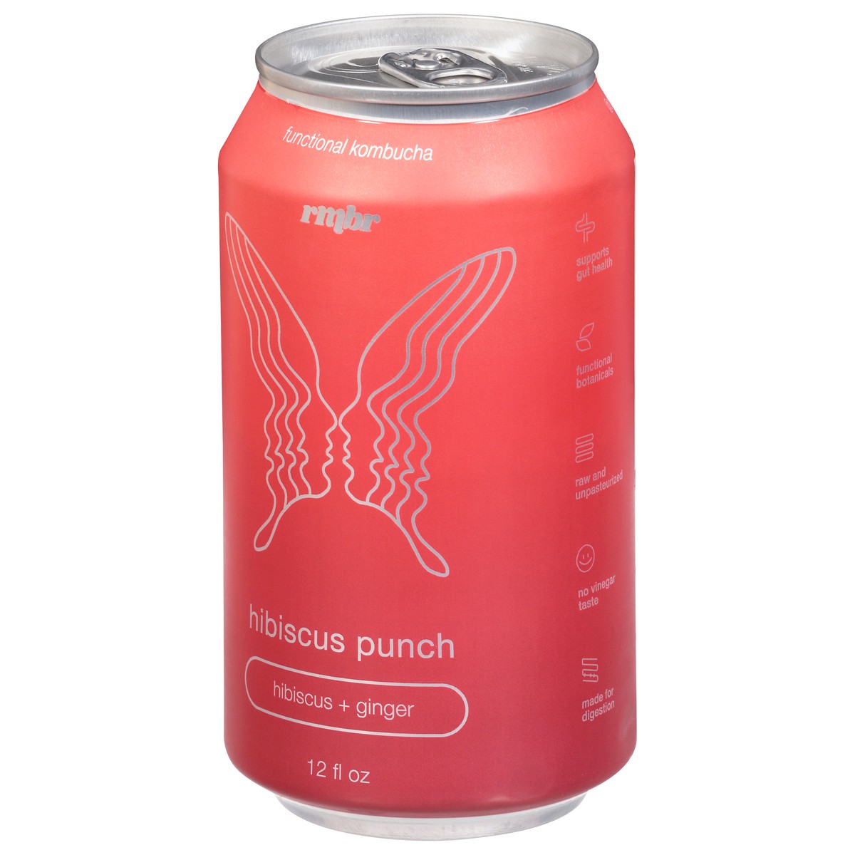 slide 13 of 13, RMBR Hibiscus Punch Functional Kombucha 12 fl oz, 12 fl oz