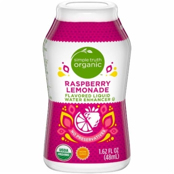 slide 1 of 1, Simple Truth Organic Raspberry Lemonade Liquid Water Enhancer, 1.62 fl oz