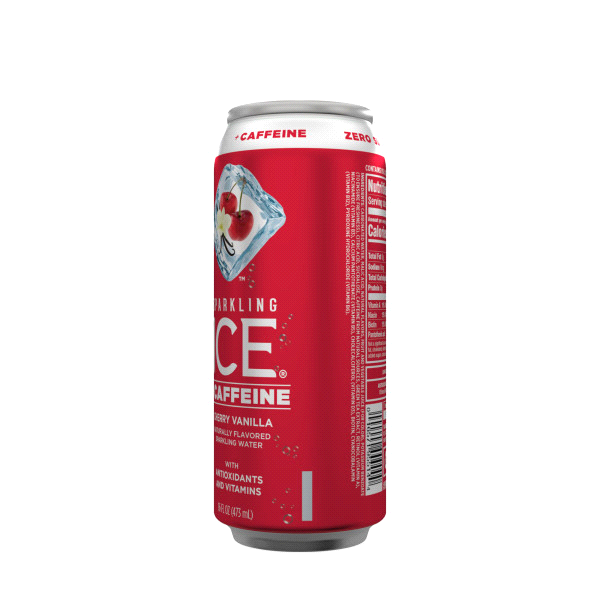 slide 20 of 21, Sparkling Ice +Caffeine Cherry Vanilla 16oz Can, 16 fl oz