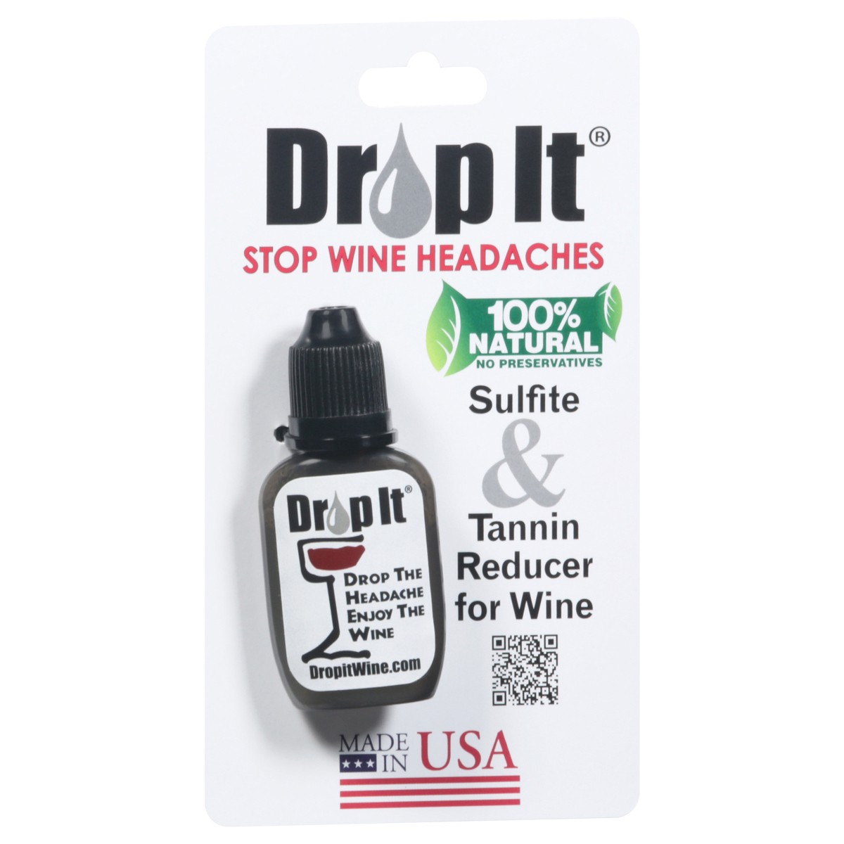 slide 7 of 12, Drop It 100% Natural Sulfite & Tannin Reducer for Wine 1 ea, 15 ml