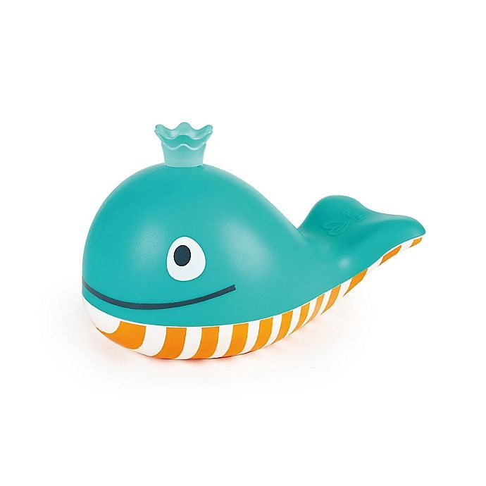 slide 1 of 3, Hape Bubble Blowing Whale Bath Toy - Blue/Orange, 1 ct