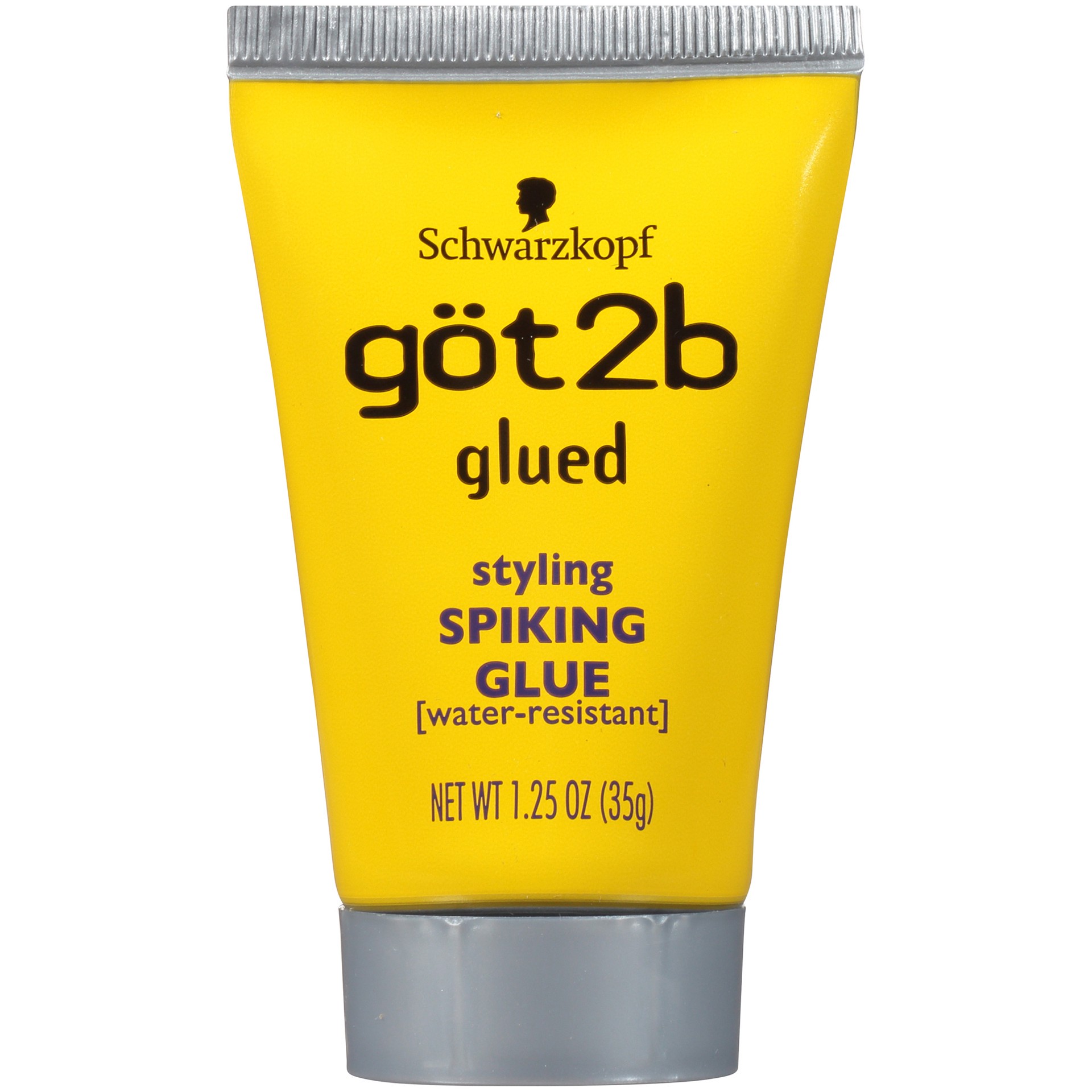 slide 5 of 5, göt2b Glued Hair Styling Spiking Gel, 1.25 oz Trial & Travel Size, 1.25 oz