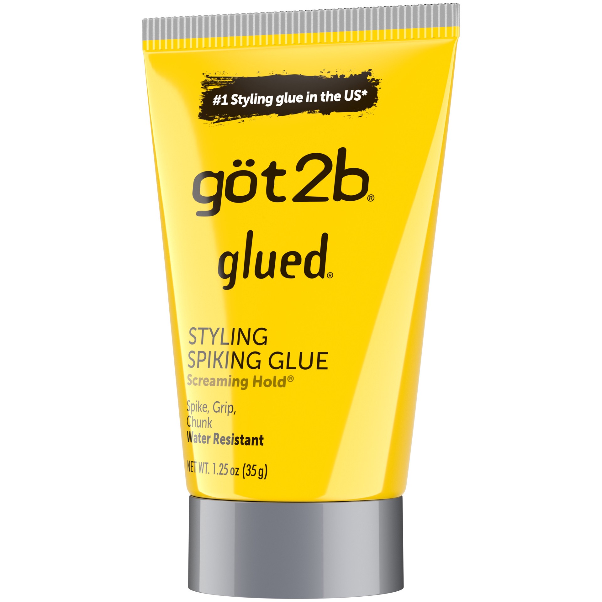 slide 1 of 5, göt2b Glued Hair Styling Spiking Gel, 1.25 oz Trial & Travel Size, 1.25 oz