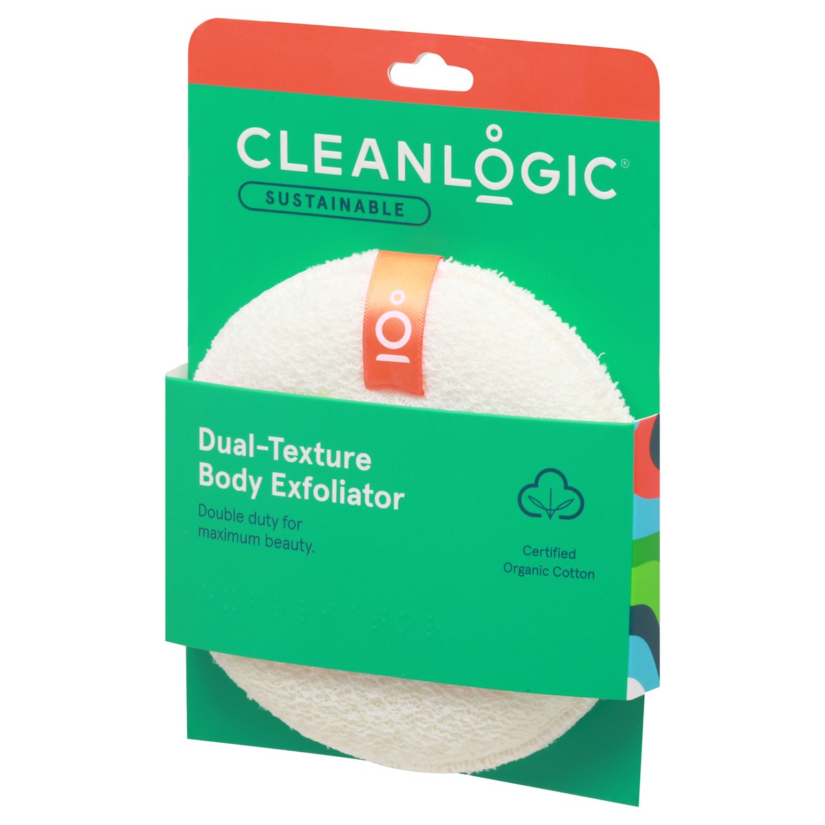 slide 6 of 12, cleanlogic Dual-Texture Body Exfoliator 1 ea, 1 ct
