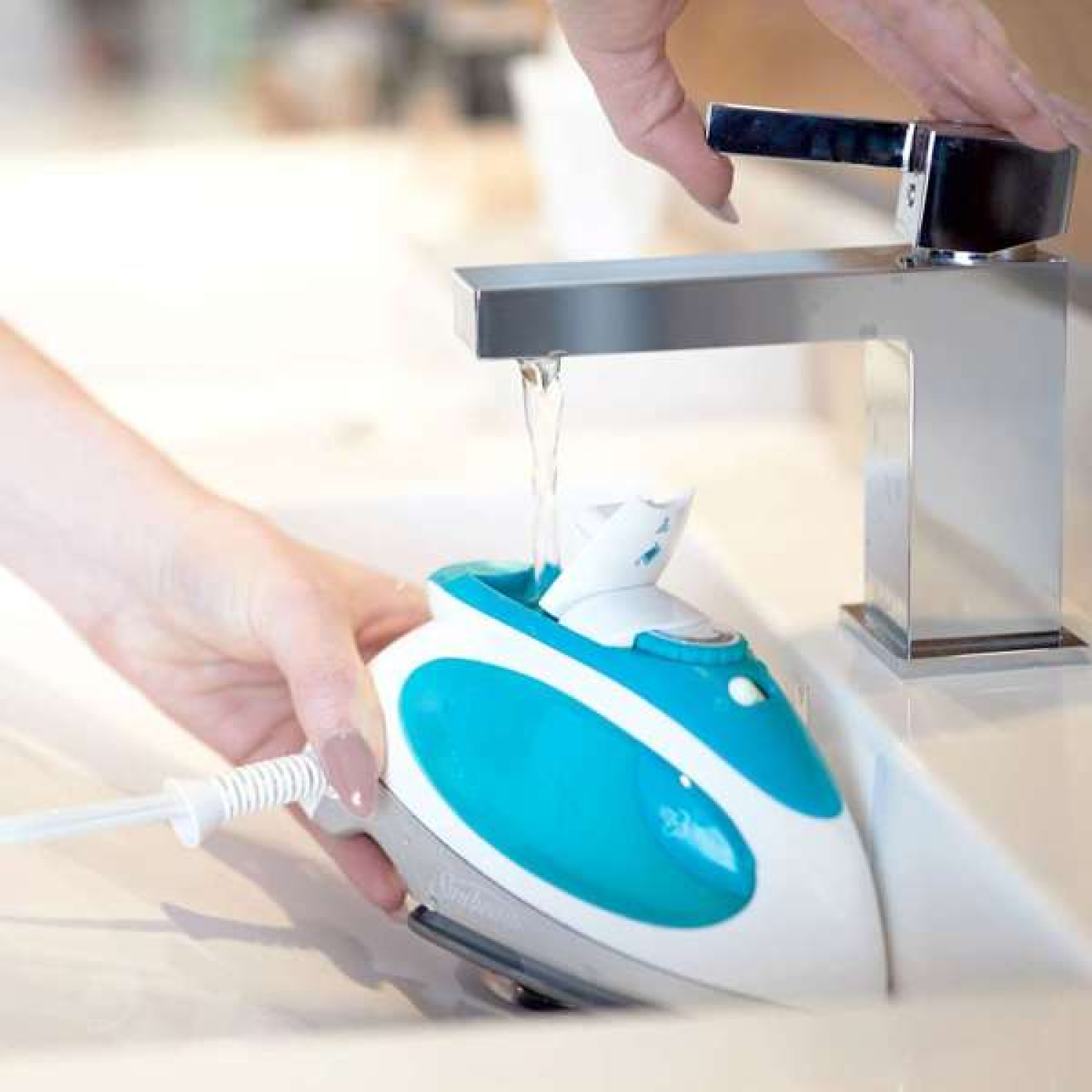 slide 3 of 3, Sunbeam Hot-2-Trot Travel Iron, 1 ct