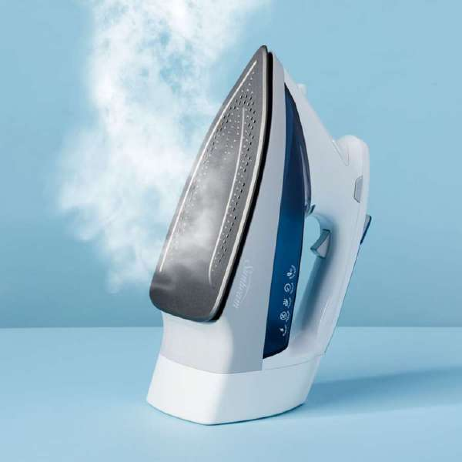 slide 4 of 5, Sunbeam Digital Retractable Iron, 1 ct