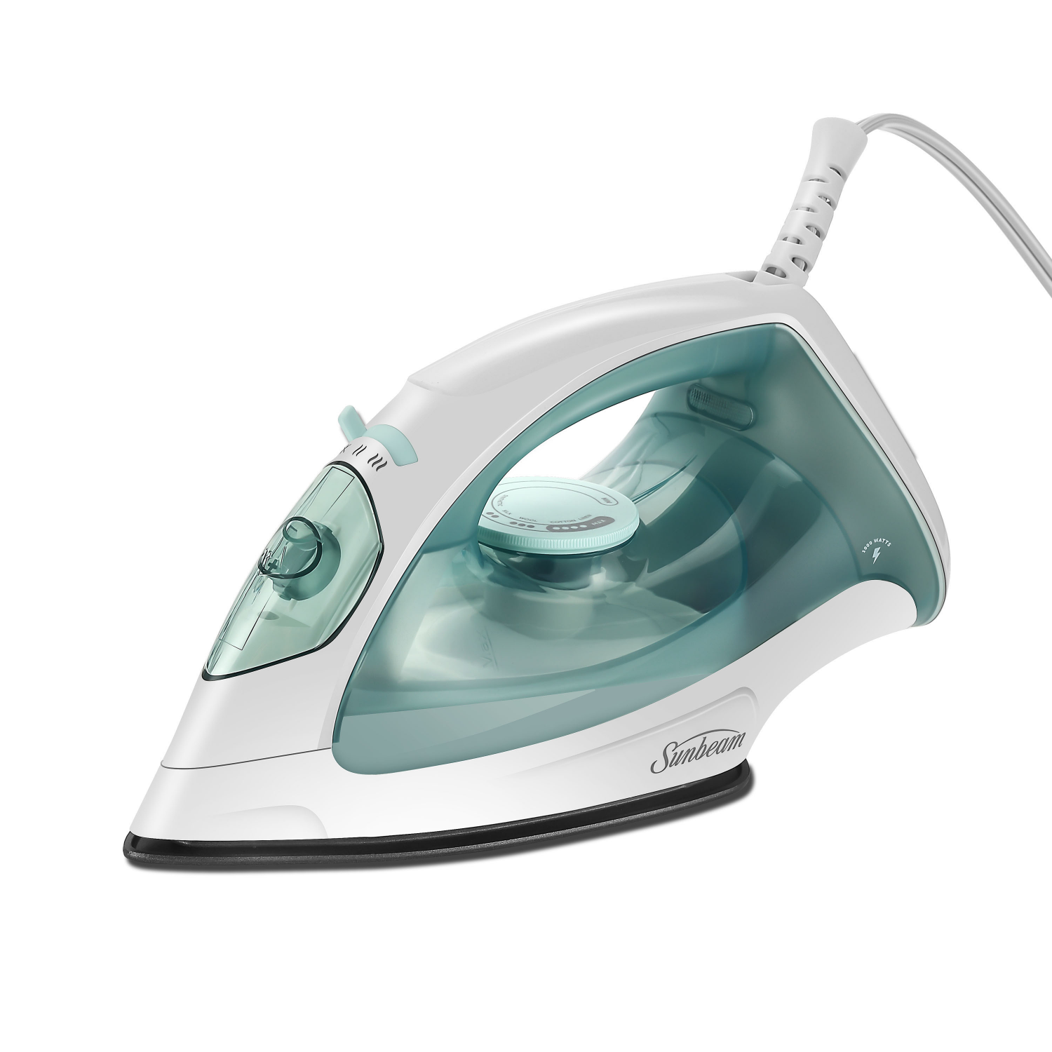 slide 1 of 5, Sunbeam 1000W Compact Steam Iron, 1 ct