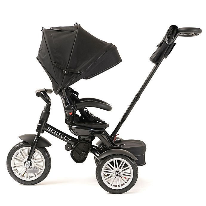 slide 4 of 11, Bentley 6-in-1 Baby Stroller/Kids Trike - Black, 1 ct