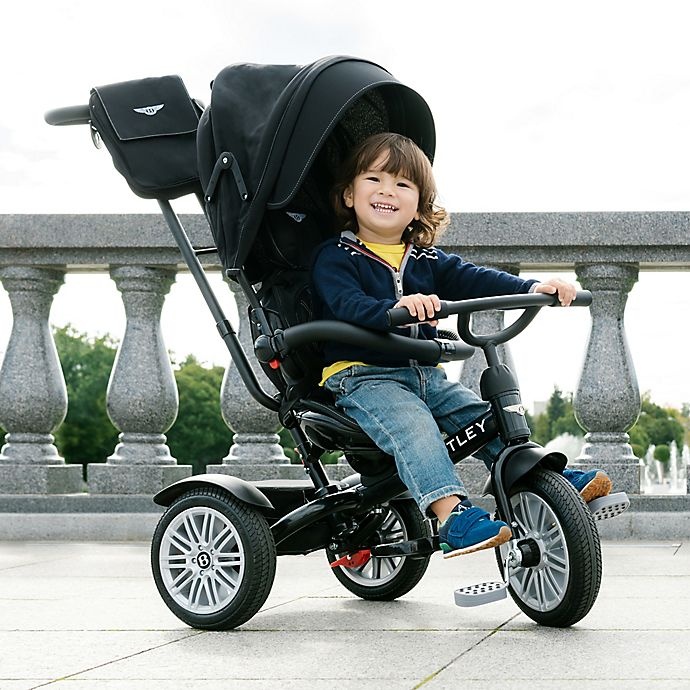 slide 8 of 11, Bentley 6-in-1 Baby Stroller/Kids Trike - Black, 1 ct