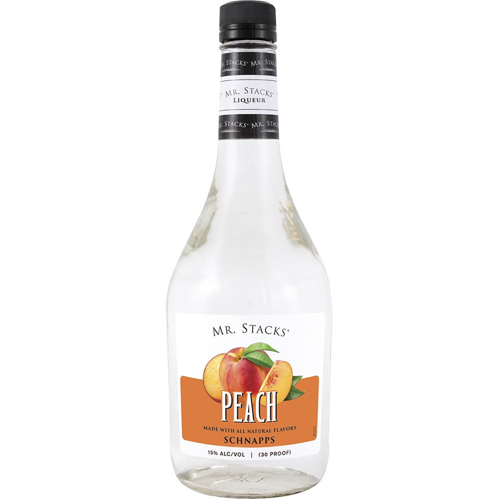 slide 1 of 1, Mr Stacks Peach Schnapps, 750 ml