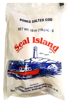slide 1 of 1, Seal Island Boned Salted Cod - 16 Oz, 16 oz