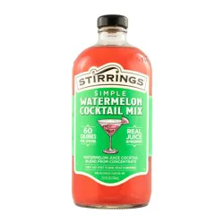 Stirrings Watermelon Cocktail Mix, Non-Alcoholic, 750 ml