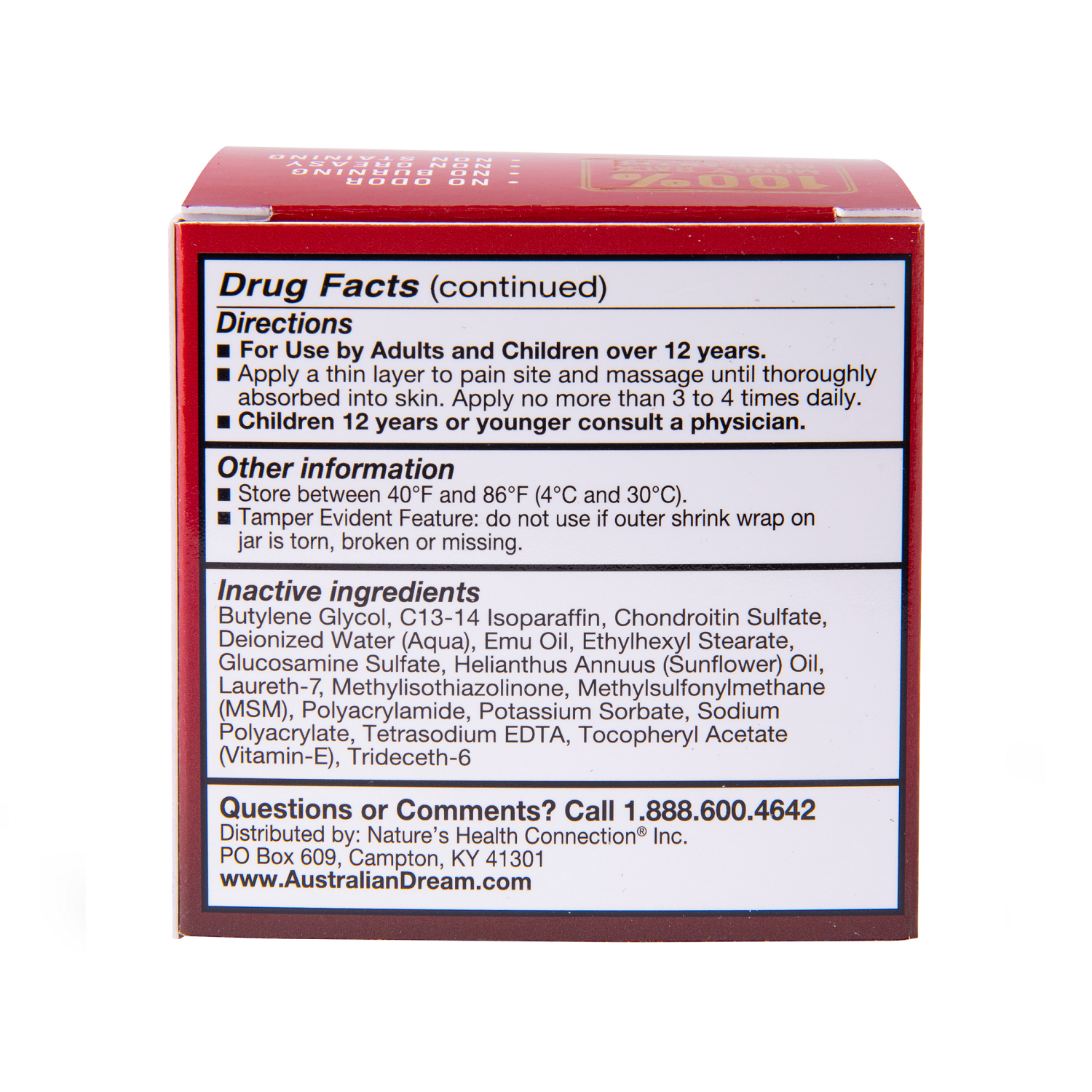 slide 2 of 4, Australian Dream Pain Relief Cream 4 oz, 4 oz