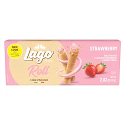 Gastone Lago Strawberry Wafer Roll
