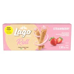 Gastone Lago Strawberry Wafer Roll