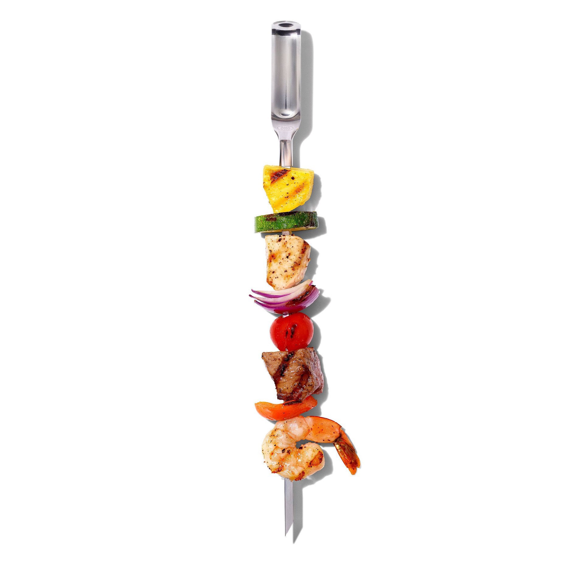 slide 15 of 19, OXO SoftWorks 13 Inch Grilling Skewers 1 ea, 1 ct